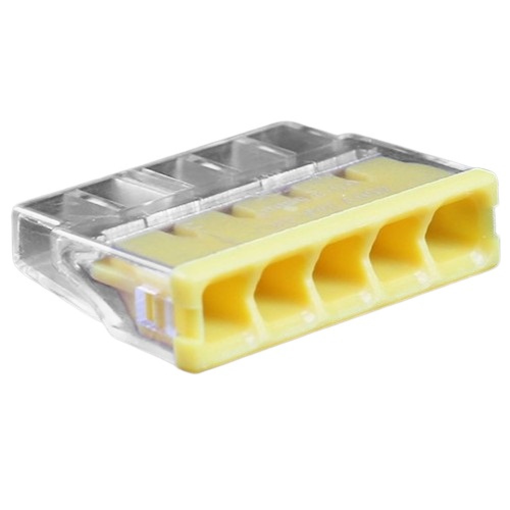 Splicing Connector, 5x 0.5-2.5mm², 24A, 450V, 100pcs